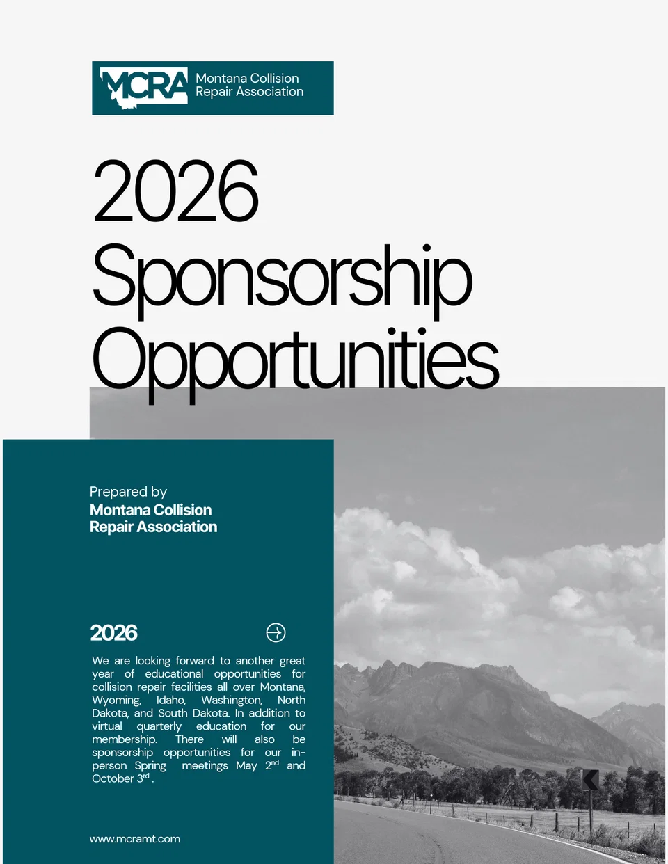 2026 MCRA sponsorship opportunities