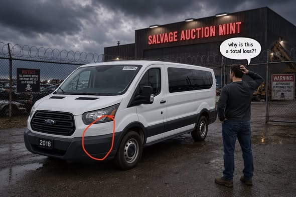 Todays client had 2018 Transit Van declared a vehicle total ...