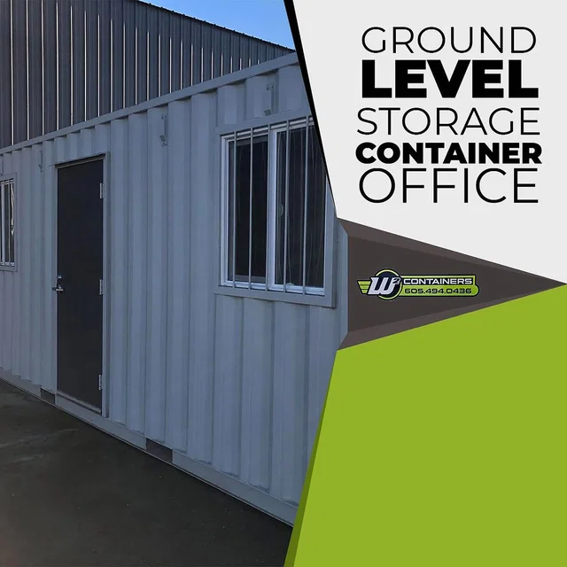 Unlock convenience and security with our ground level contai