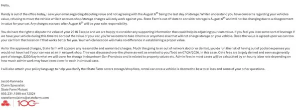 State Farm we actually agree with you… On ONE thing.

State ...