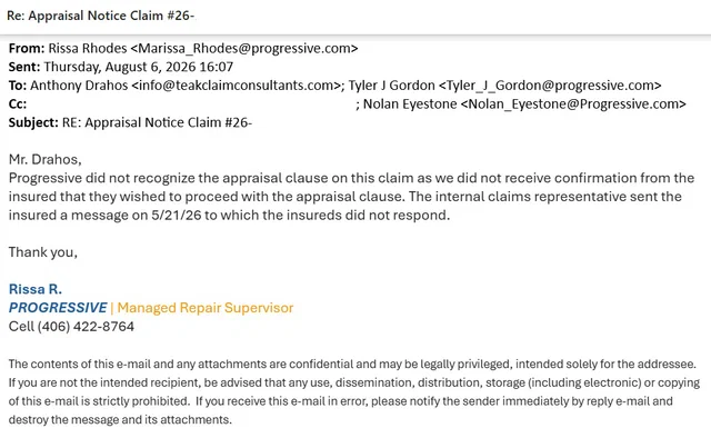 @progressive when did you decide Montana field staff could c
