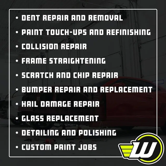 From dents to detailing, we’ve got your auto body needs cove