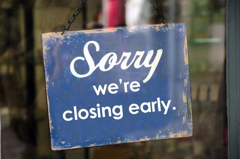 We’ll be closing today at 12 noon. Sorry for any inconvenien...