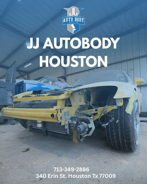 Crash? Don’t stress. JJ Autobody Houston handles the rest. #...