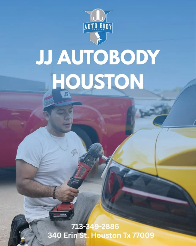 Crash? Don’t stress. JJ Autobody Houston handles the rest. #